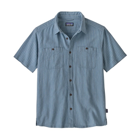 Patagonia Men's Back Step Shirt, Blue- Medium NWT - Picture 1 of 6